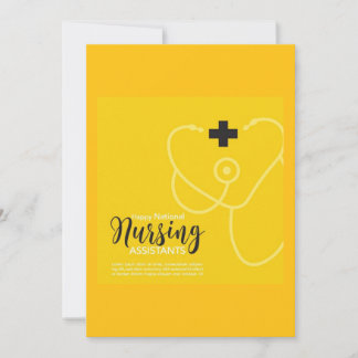 Certified Nurse's Aide Week Greeting Card