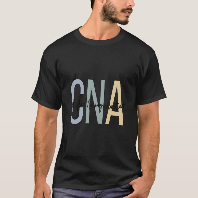Certified Nursing Assistant Boho Cna T-Shirt (Front)
