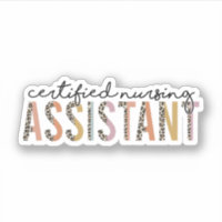 Certified Nursing Assistant Leopard CNA Nurse Gift