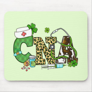 Certified Nursing Assistant St. Patrick's Mouse Mat