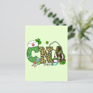 Certified Nursing Assistant St. Patrick's Postcard