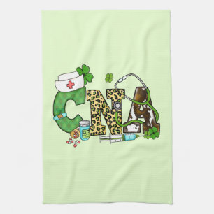 Certified Nursing Assistant St. Patrick's Tea Towel