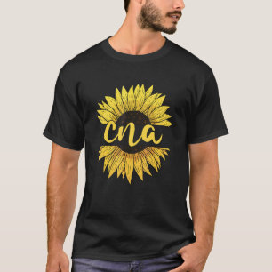 Certified Nursing Assistant Sunflower CNA Nurse T-Shirt