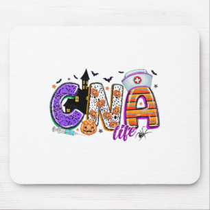 Certified Nursing Istant Cna Nurse Life Halloween Mouse Mat