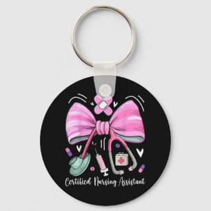 Certified Nursing Istant Cna Stethoscope Coquette Key Ring