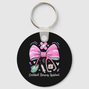 Certified Nursing Istant Cna Stethoscope Coquette Key Ring