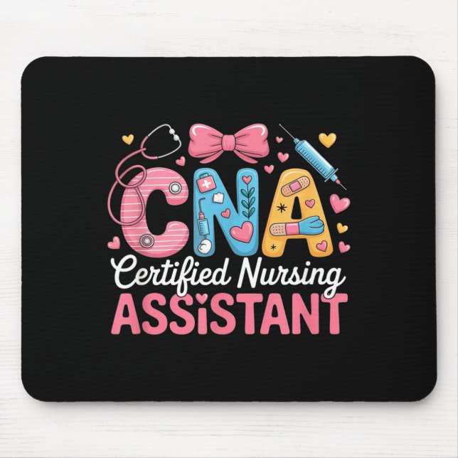 Certified Nursing Istant Nurse Aide Nurse Istant C Mouse Mat (Front)