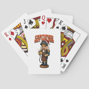 Certified Nutcracker Welder Holiday Professional Playing Cards