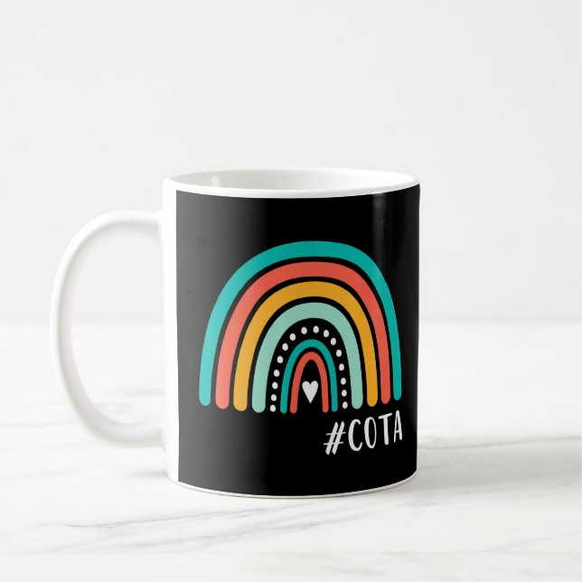 Certified Occupational Therapy Assistant Rainbow C Coffee Mug (Left)