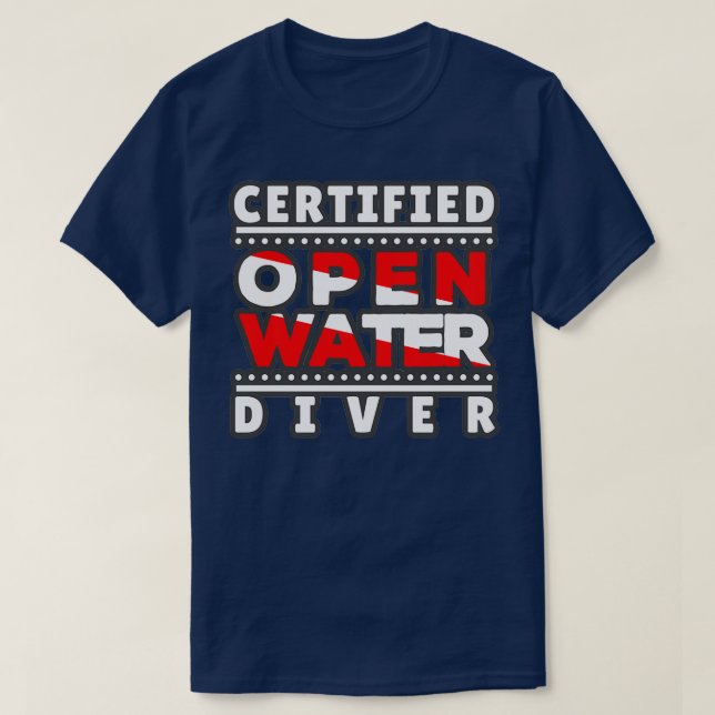 Certified Openwater Diver T-Shirt (Design Front)