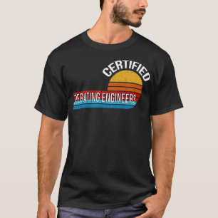 Certified operating engineers retro vintage job ti T-Shirt