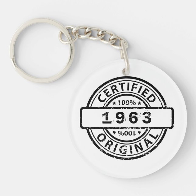 Certified Original customisable Key Ring (Front)