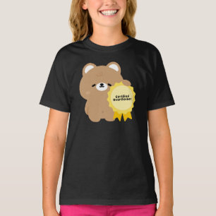 Certified Overthinker Brown Bear T-Shirt