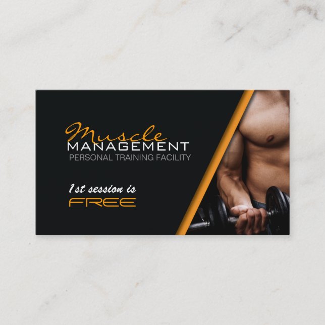 Certified Personal Trainer Business Card (Front)