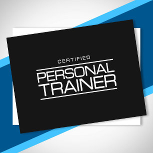 Certified Personal Trainer Health Fitness Coach Postcard