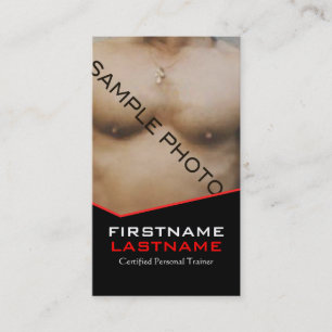 Certified Personal Trainer Template Business Card