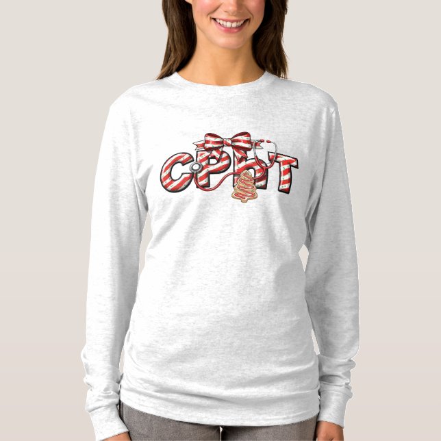 Certified Pharmacy Technician Holiday (CPhT) T-Shirt (Front)