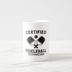 Certified Pickleball Technician Bone China Mug