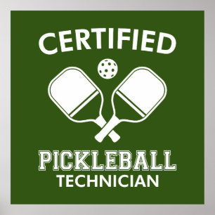Certified Pickleball Technician Poster