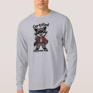 Certified Playground Punk Cool Raccoon Sunglasses T-Shirt