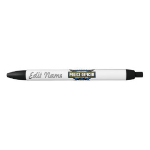 Certified Police Officer Black Ink Pen
