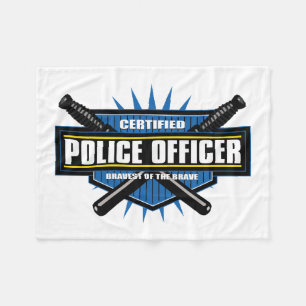 Certified Police Officer Fleece Blanket