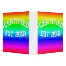 "Certified Pride Binder Insert – Est. 2018"