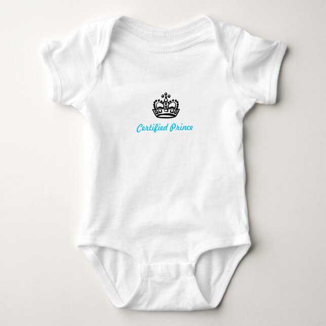 Certified Prince Baby Bodysuit (Front)
