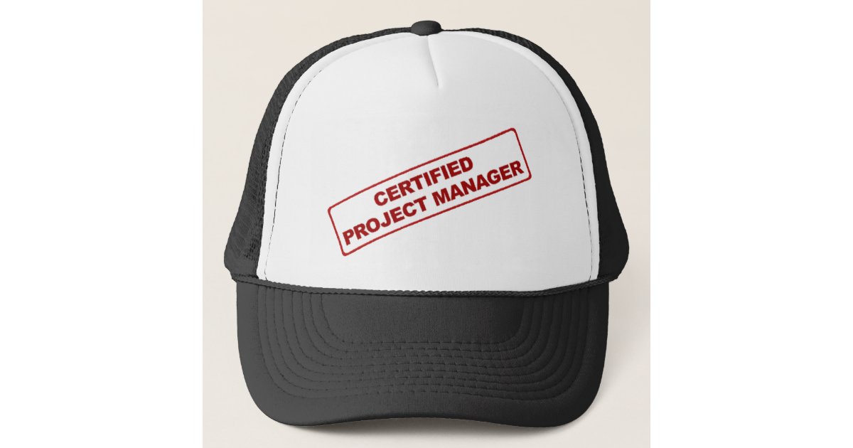 Certified Project Manager Hat | Zazzle