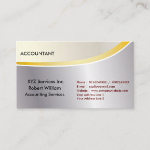 Certified Public Accountant Business card Modern