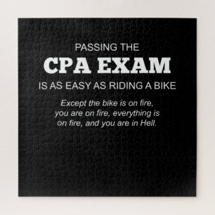 Certified Public Accountant CPA Exam Gift Jigsaw Puzzle