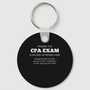 Certified Public Accountant CPA Exam Gift Key Ring