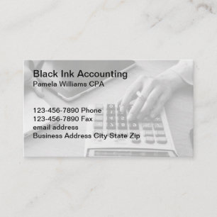 Certified Public Accountant Simple Business Cards