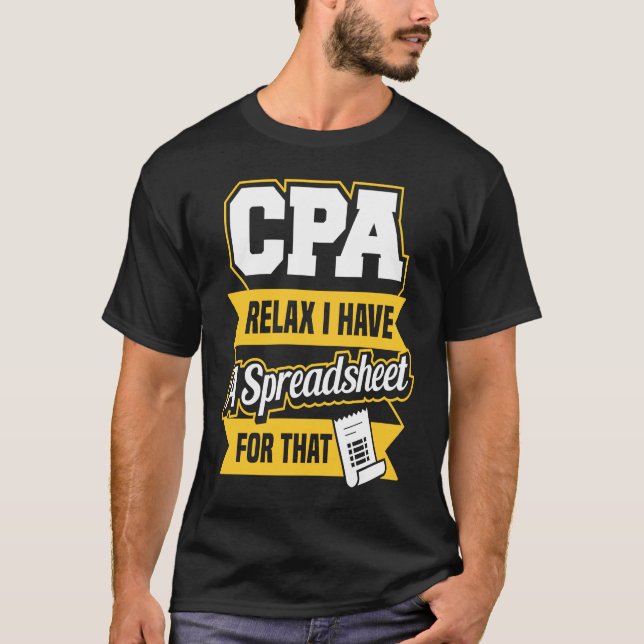 Certified Public Accountant T-Shirt (Front)
