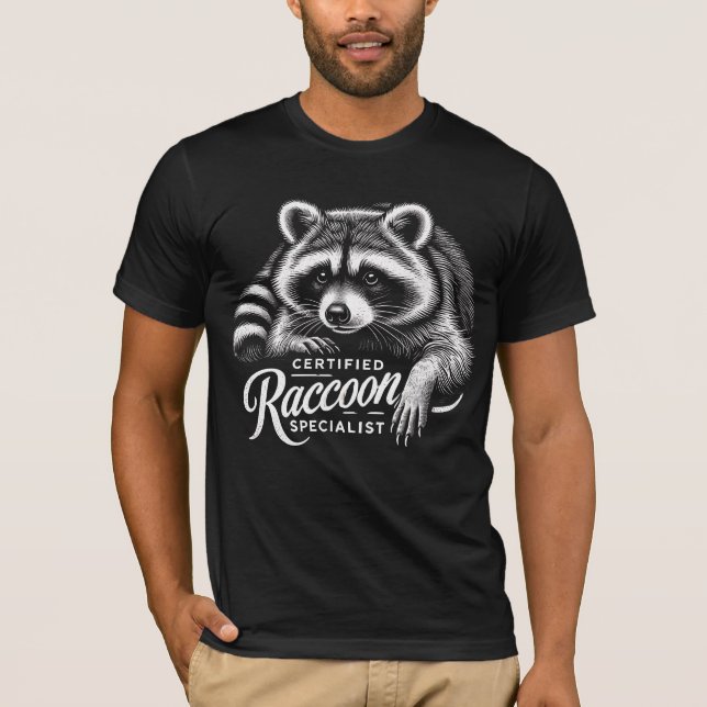 Certified Racoon Specialist T-Shirt (Front)