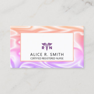 Certified Registered Nurse Practitioner  Classy Business Card