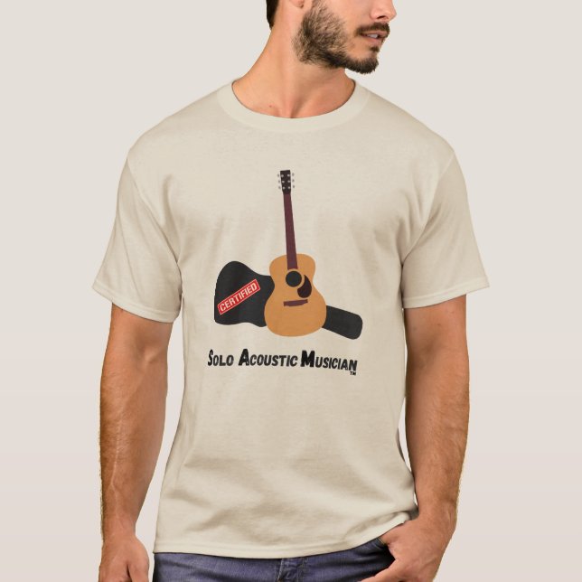 Certified SAM Guitar & Case T-shirt  (Front)
