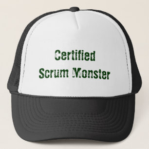 Certified Scrum Monster Trucker Hat