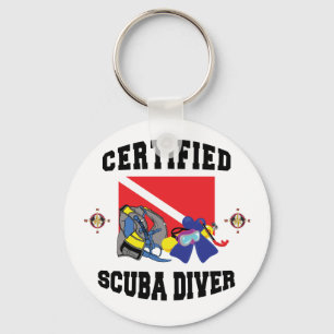 Certified SCUBA Diver Key Ring
