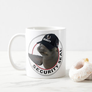 Certified Security Seal Deadpan Seal Coffee Mug