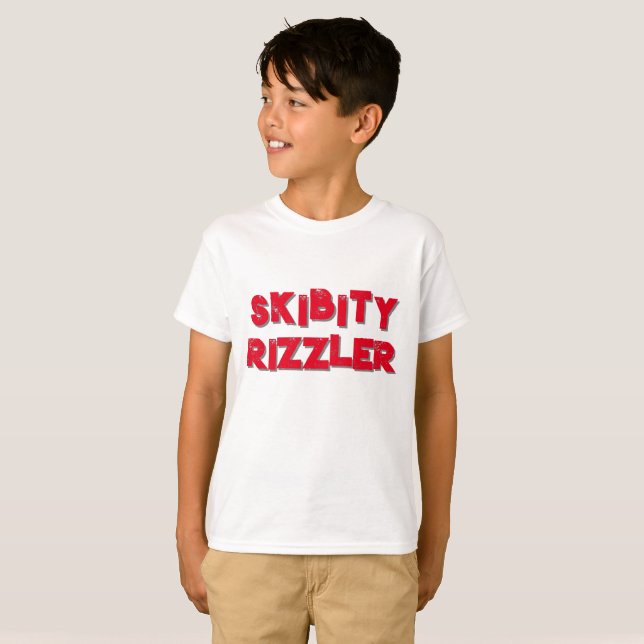 Certified Skibity Rizzler T-shirt (Front Full)