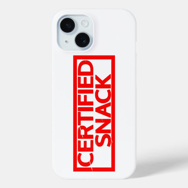 Certified Snack Stamp Case-Mate iPhone Case (Back)