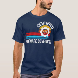 Certified software developer T-Shirt