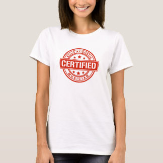 Certified Solo Acoustic Musician Emblem T-shirt(W) T-Shirt