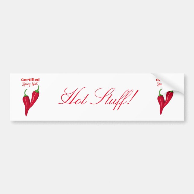 Certified Spicy Hot Stuff Thunder_Cove Bumper Sticker (Front)