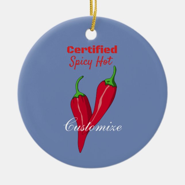 Certified Spicy Hot Thunder_Cove Ceramic Tree Decoration (Front)