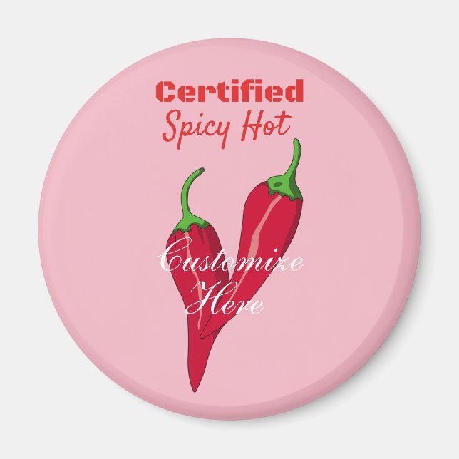 Certified Spicy Hot Thunder_Cove Magnet (Front)