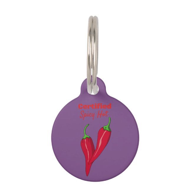Certified Spicy Hot Thunder_Cove Pet Tag (Front)