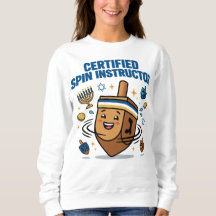 Certified Spin Instructor Hanukkah Sweatshirt