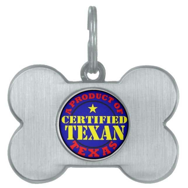 CERTIFIED TEXAN PET TAG (Front)